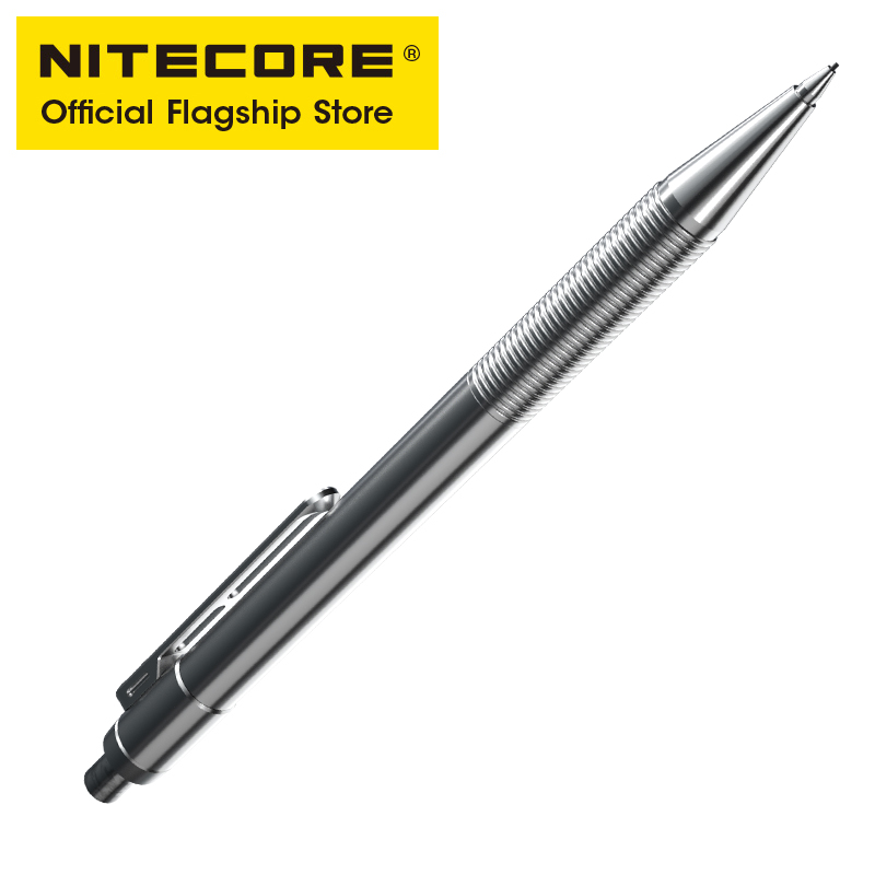 NITECORE NTP40 CNC Titanium Alloy Mechanical Pencil Cartooning Sketching Writing Drawing EDC 0.5mm Refill Pencil. 