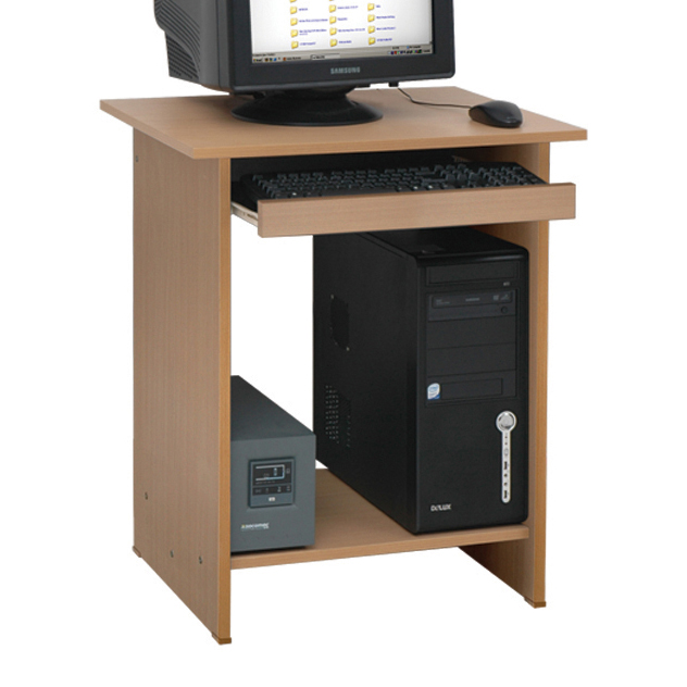 Melamine Board Computer Table - Size:(600x350x750mm). 