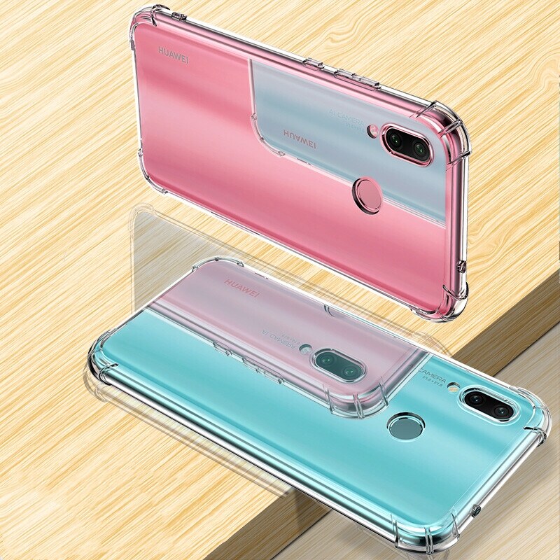 lthmy for Huawei P20 Lite ANE-L21 L22 L23 LX1 LX2 LX3 LX2J HWV32 Soft Gel Jelly Case Transparent Full Protective Anti-Scratch Resistant Back Cover Skin. 