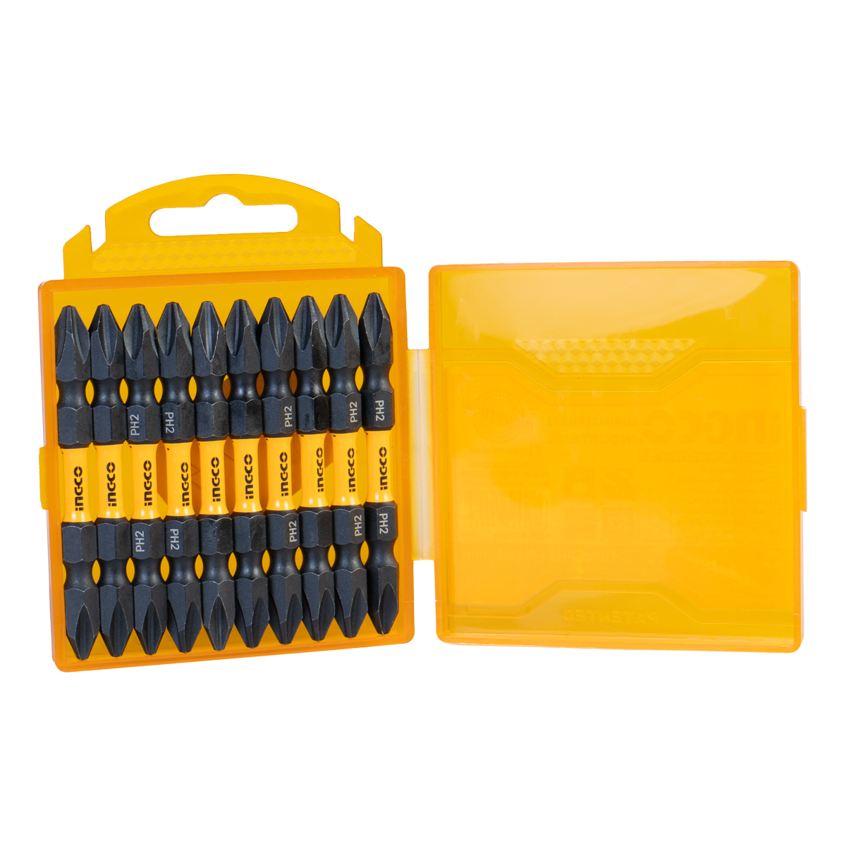 10 PCS IMPACT SCREWDRIVER BITS INGCO (SDBIM21PH233) new design. 