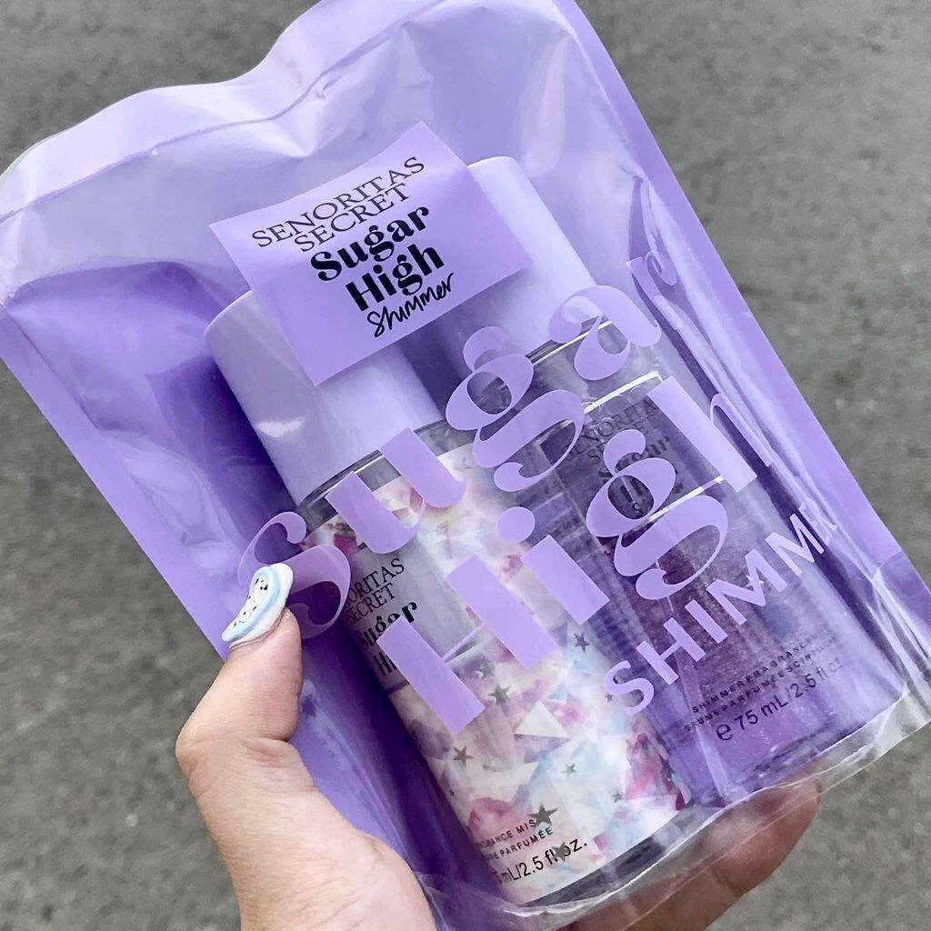 Senoritas Secret Sugar High Shimmer and Mist Combo set. 