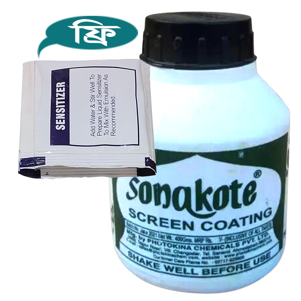 Sonakote Screen Coating For Screen Printing. 