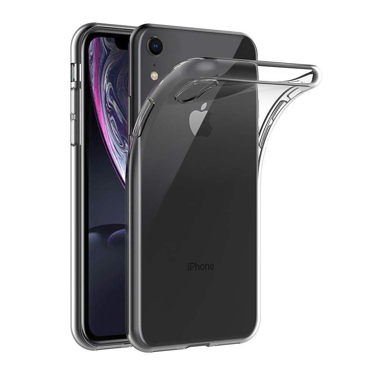 For Apple iPhone XR Transparent Clear Soft TPU Case Cover