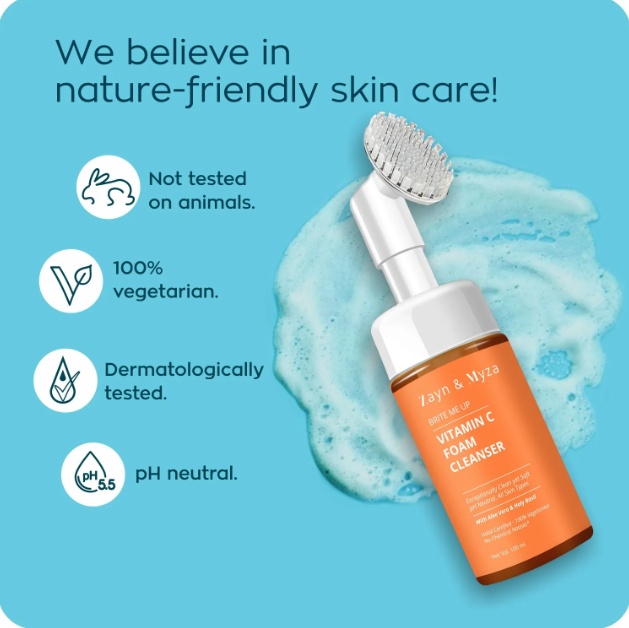 ZM Vitamin C Foaming Face Wash -100 ml. 