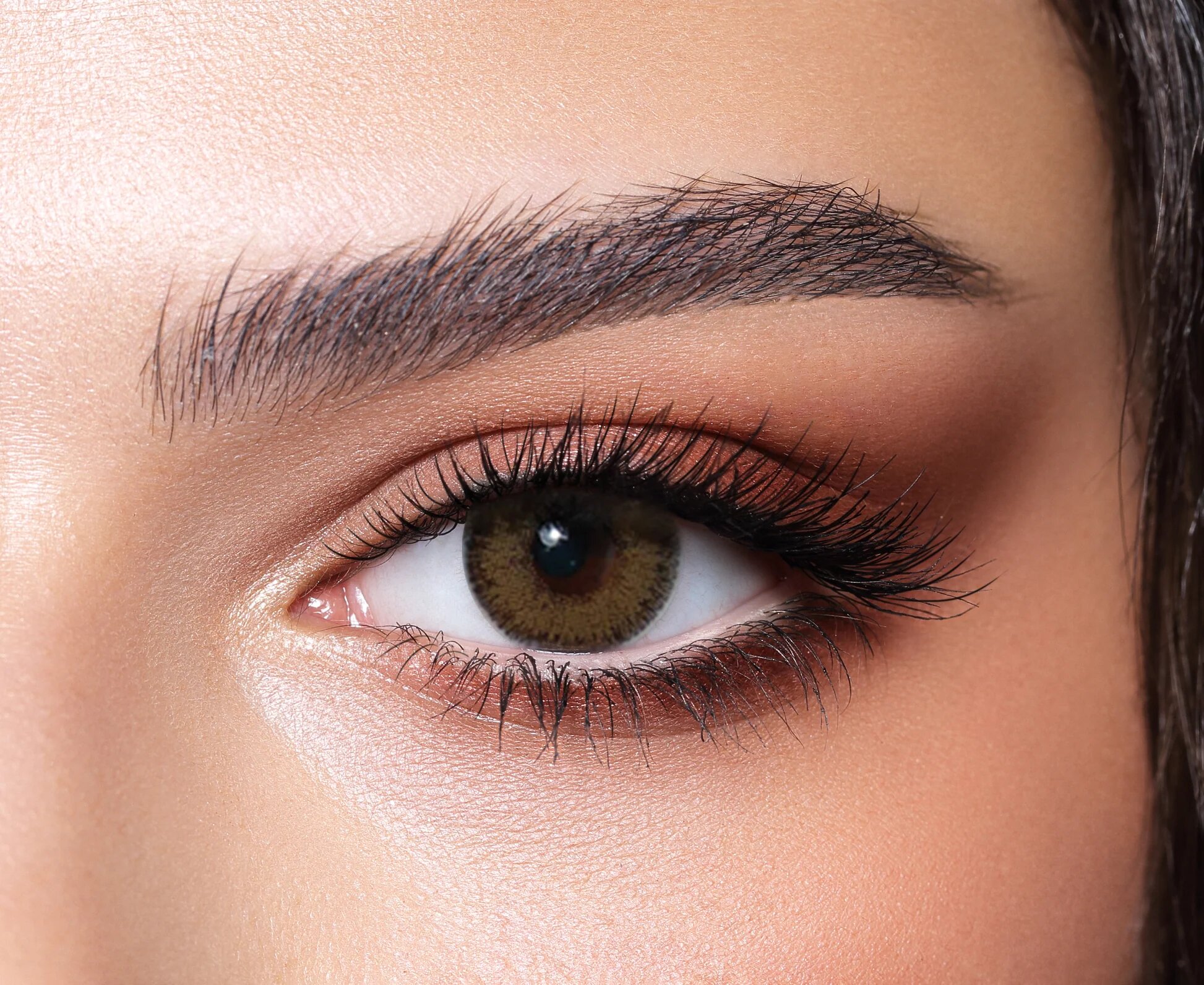 BELLA B25 Radiant Hazelnut glow Color Contact Lens with kit box & Solution 150ml FREE(full set)  Bella Glow Series #r.hazelnutcombo. 
