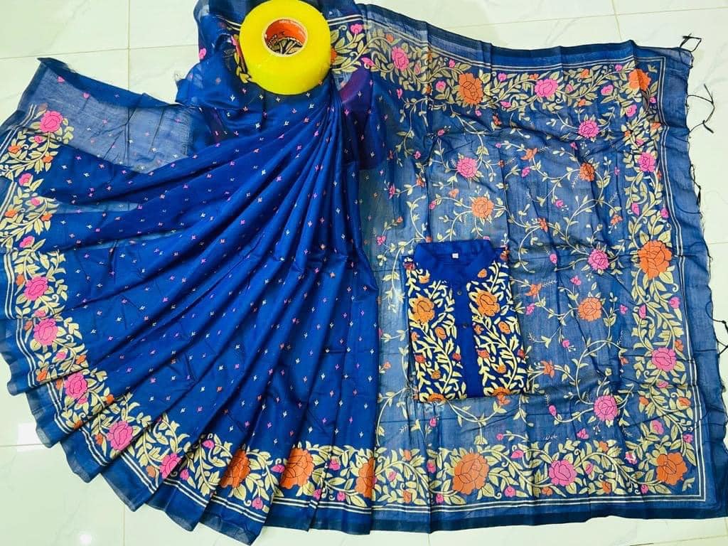 Exclusive Designer Dhupiyan Share And Dhupiyan Panjabi For Combo Couple set