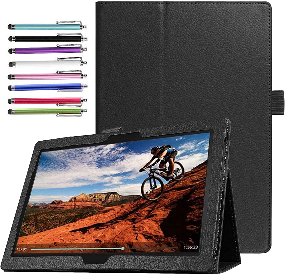 Case for Lenovo Tab M10 HD / P10 / M10 - Premium PU Leather Folio Cover for Tab M10 HD TB-X505F TB-X505L TB-X505X / P10 TB-X705F TB-X705L / M10 TB-X605F 10.1" , Not Fit M10 FHD. 