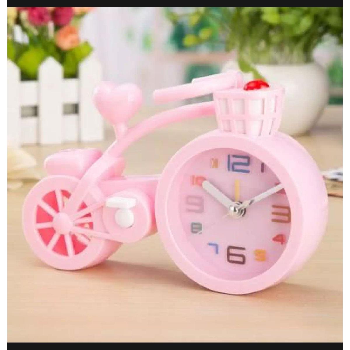 Creative Bicycle Styling Alarm Clock, Bike Model Table Clock