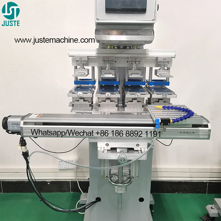 4 Colour Economic Servo Pad Printer Tampo Pad Printing Machine For Large Wide Long Size Computer Keyboard Playmat Mouse Mat Bill. 