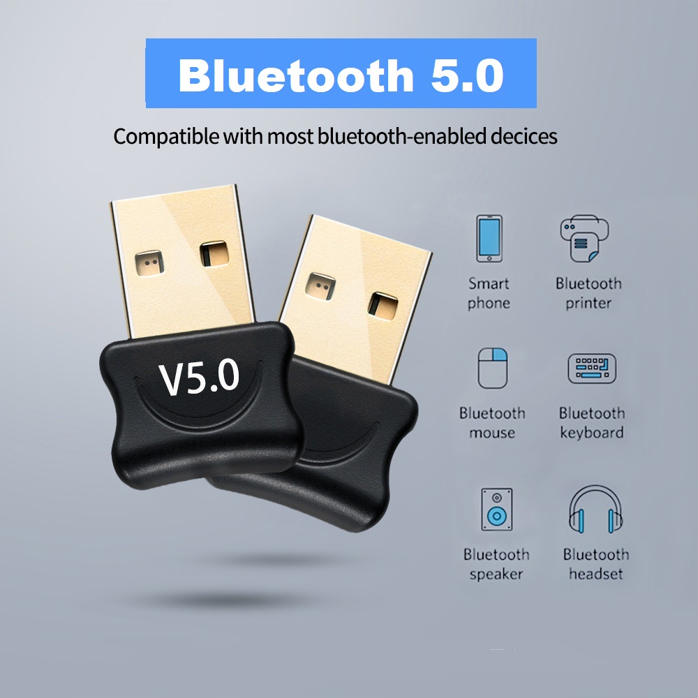 Bluetooth 5.0 Receiver USB Wireless Bluetooth Adapter Audio ...
