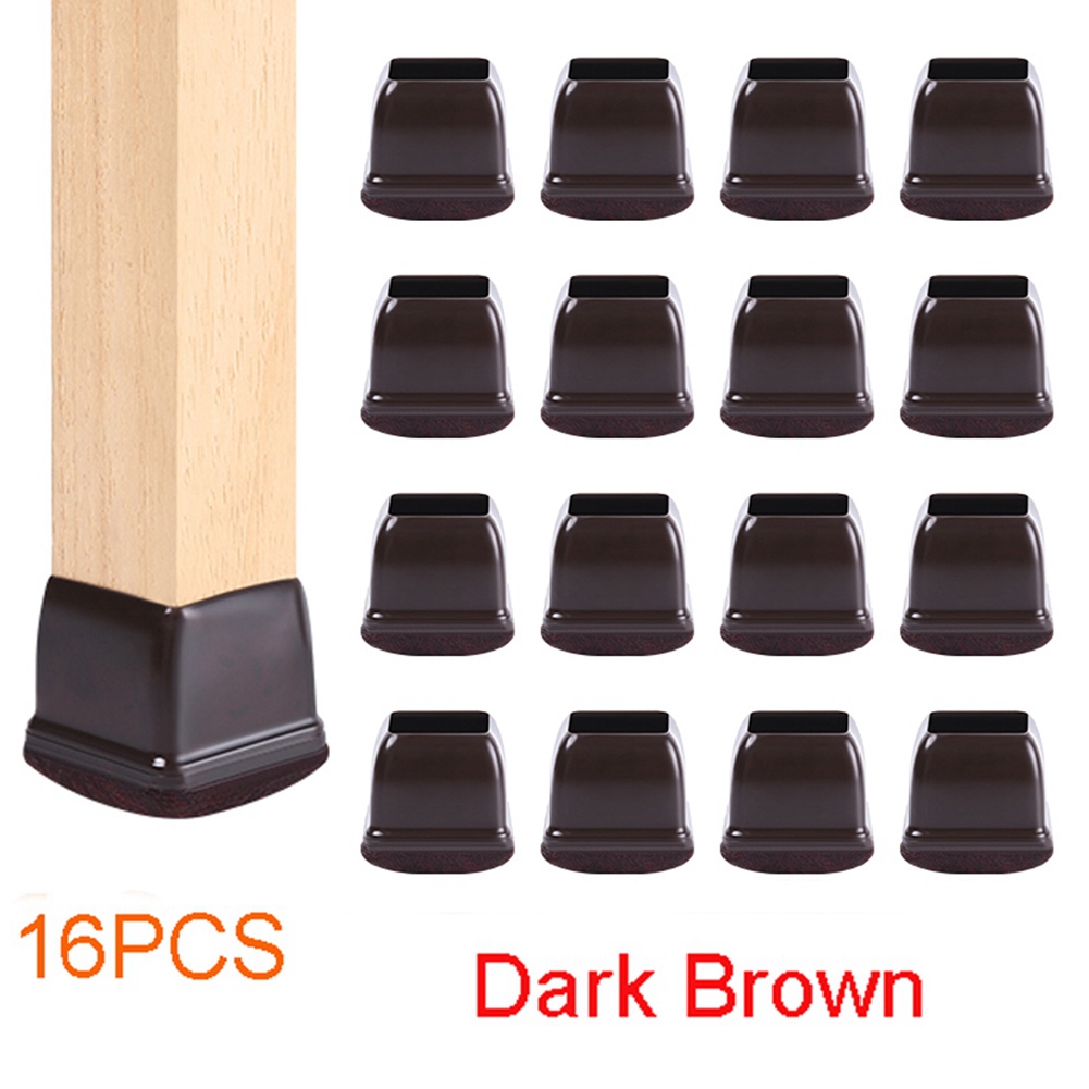 Silicone Leg Floor Protector With Wrap Felt Covers Furniture Foot Cups
