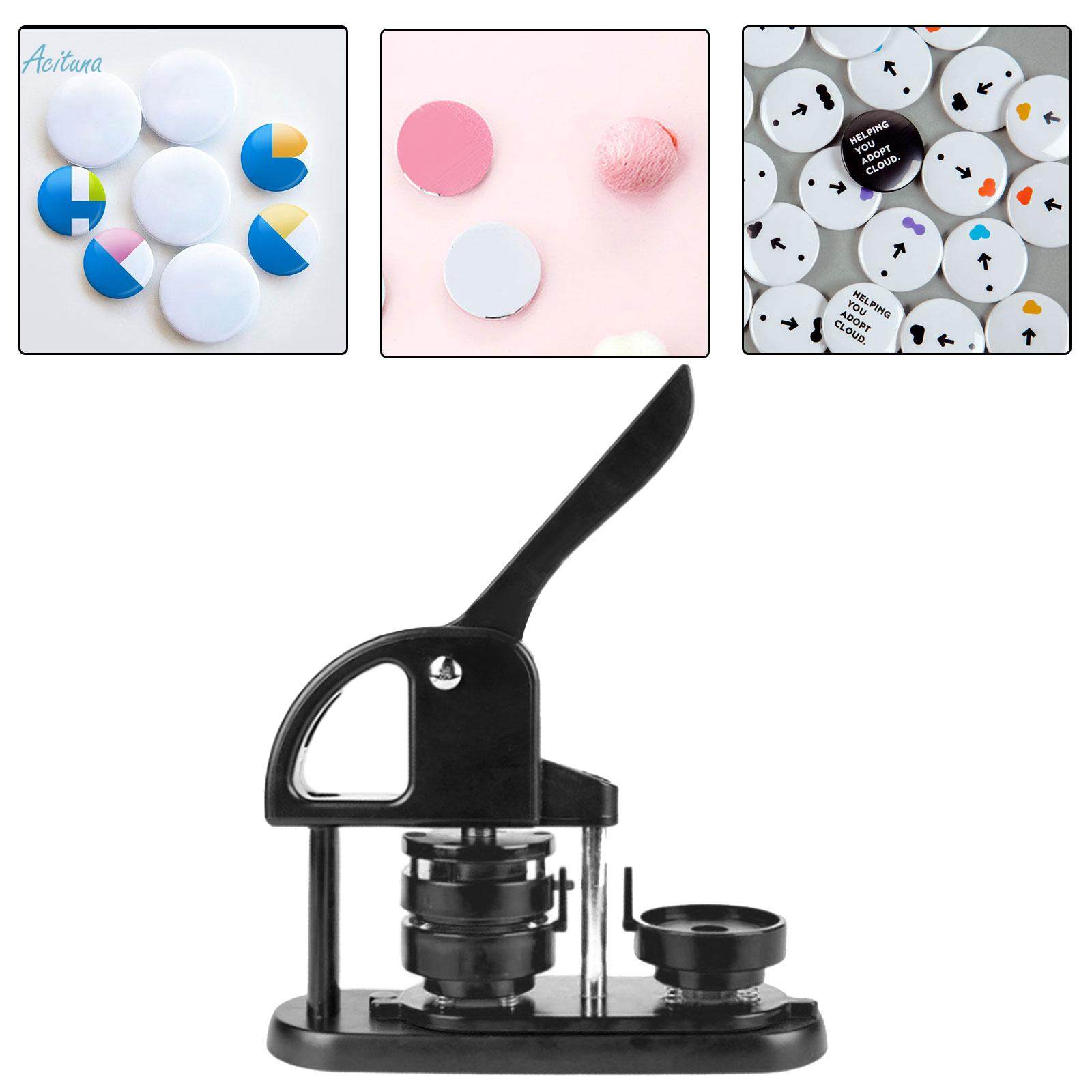 Button Machine Pin Maker Easy to Use 58mm for DIY Gifts Keychain. 