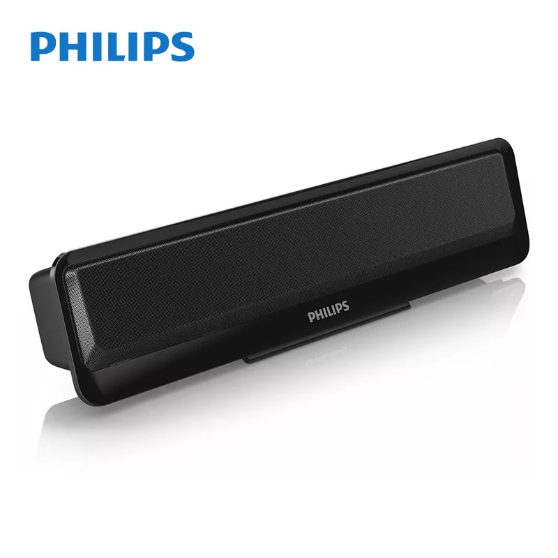 Official Original Philips SPA2100 Bluetooth/Wired Dual Mode Portable Music Player Office Computer Desktop Home Mini Speaker