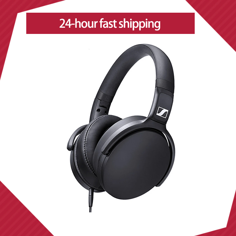 Sennheiser HD 400S Around-Ear Headphones Noise Isolation Earphone Stereo Music Foldable Sport Headset Deep Bass for Mobile Phone