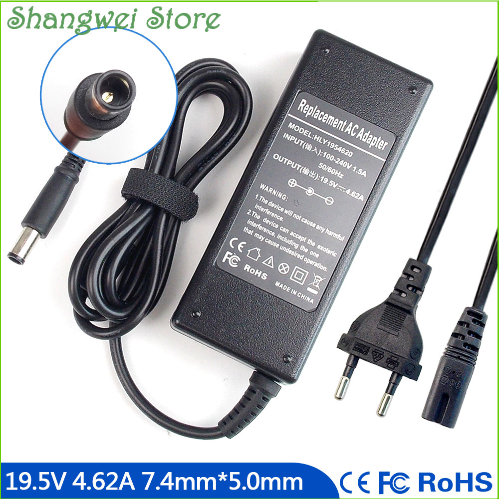 19.5V 4.62A Notebook Power Adapter Charger for Dell Vostro V13 PP26L 3500 3700 1310 3350 1220 3000 3460 3445 P16F002 1014 1721 A840. 