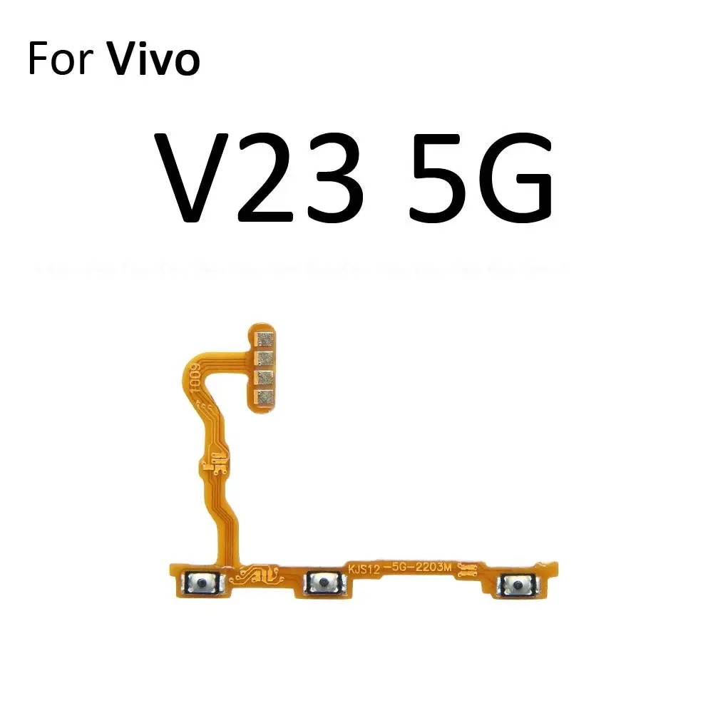 Switch Power ON OFF Button Flex Cable Ribbon For Vivo V23e V23 V21e V21 4G 5G V20 SE Pro Mute Silence Volume Key. 