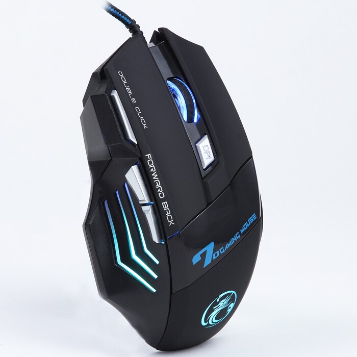 【happy one】LED 7D USB Wired Gaming Game Mouse PComputer table Silent PC Laptop Accessories. 