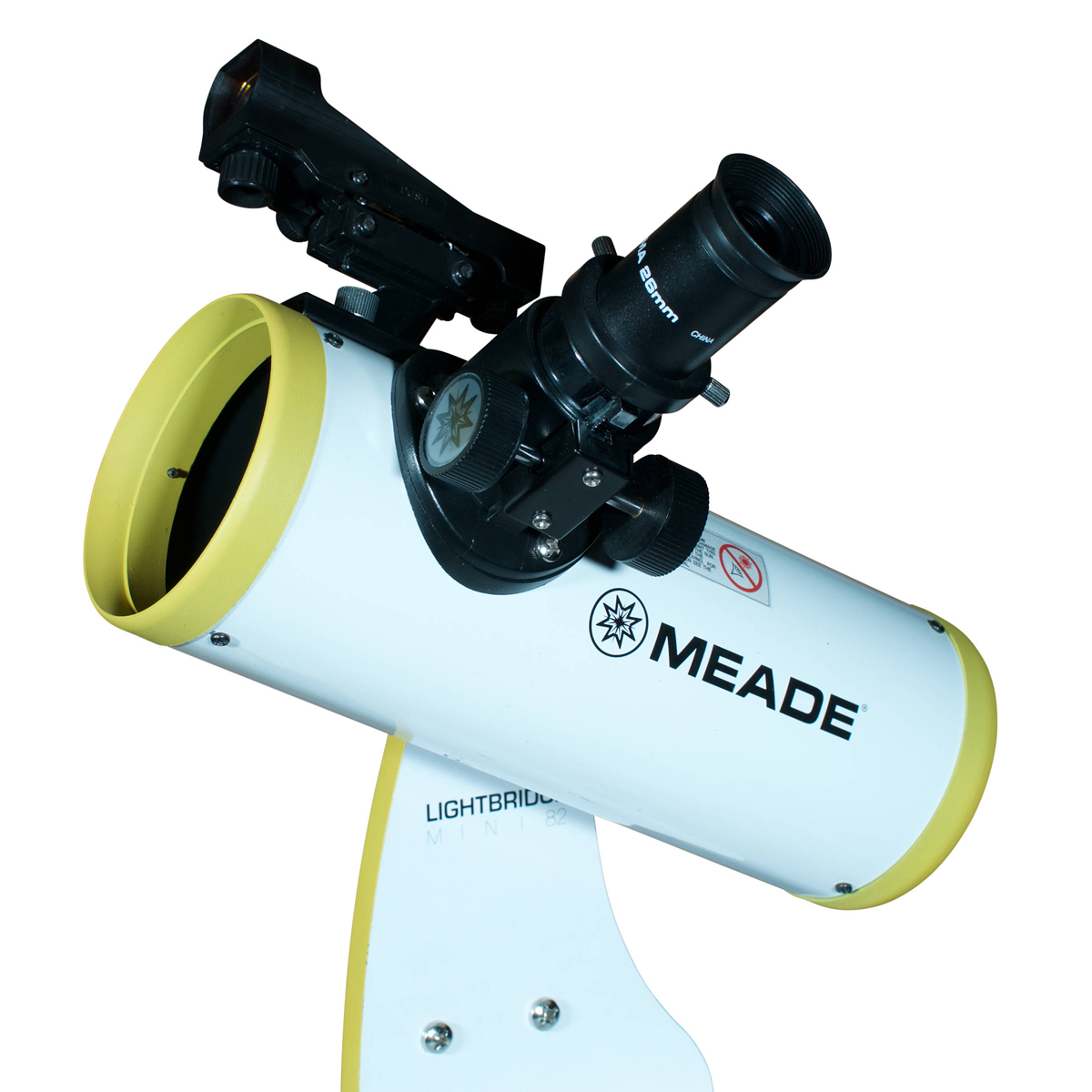 Telescope With Solar Filter Meade 227000 Eclipse View 82mm f/3.7 AZ Reflector. 