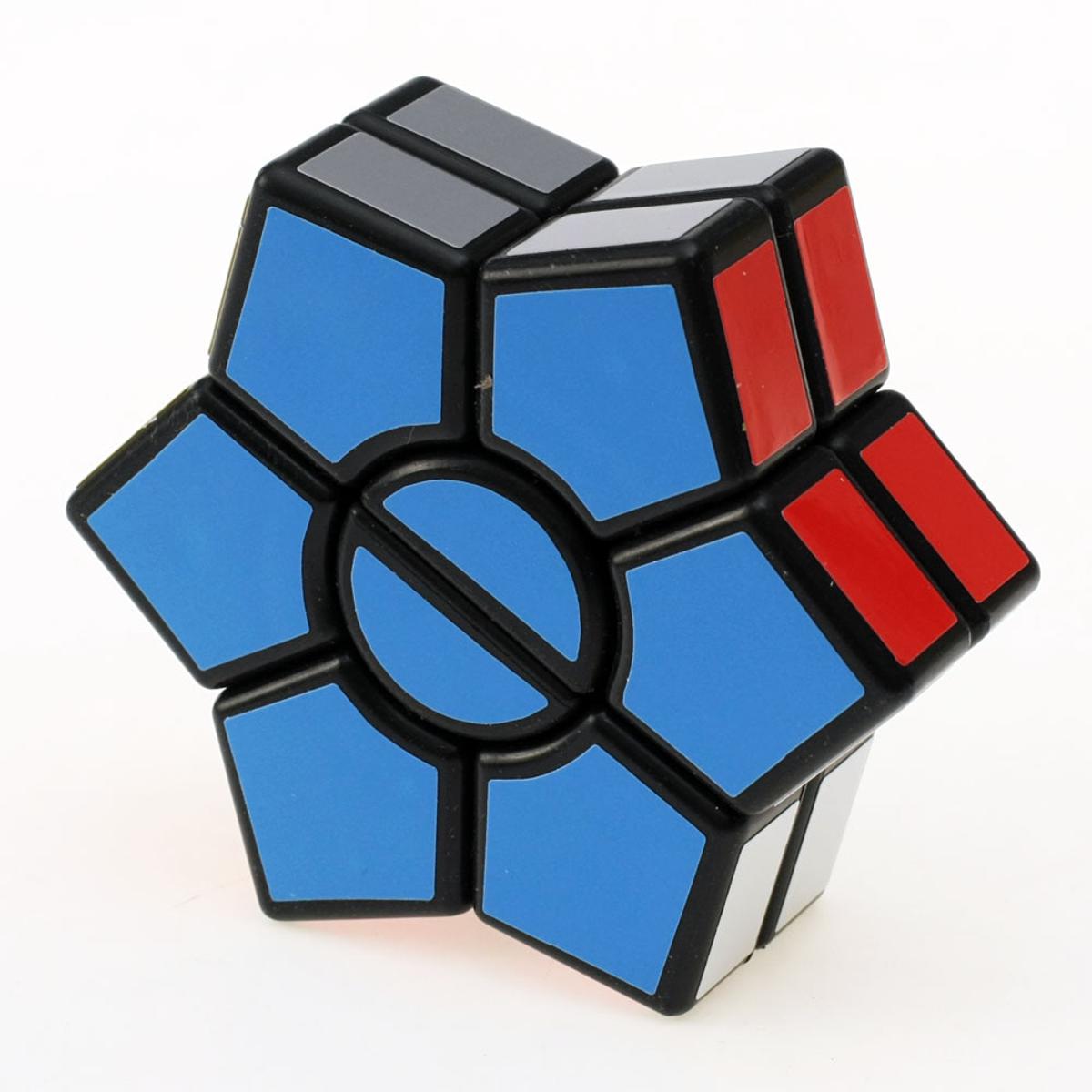 【happy one】DianSheng Hexagram two-layer Hexagon Speed Magic Cube Twist Puzzle Educational Colorful Puzzle Professional