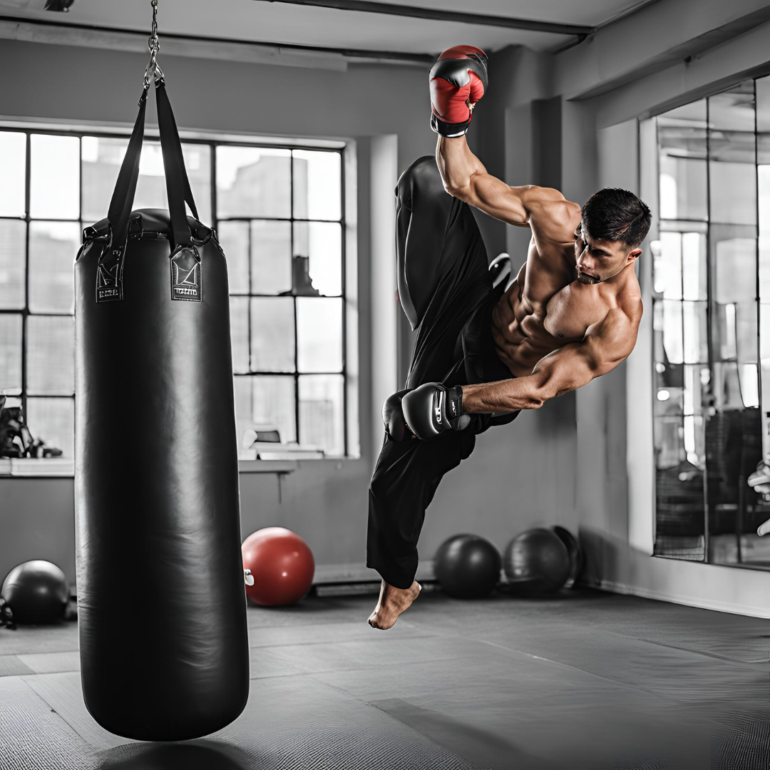 Boxing Bag Red Color Mma Punching Bag 120 Cm - Train With Intensity Using The Red Color Mma Punching Bag. 