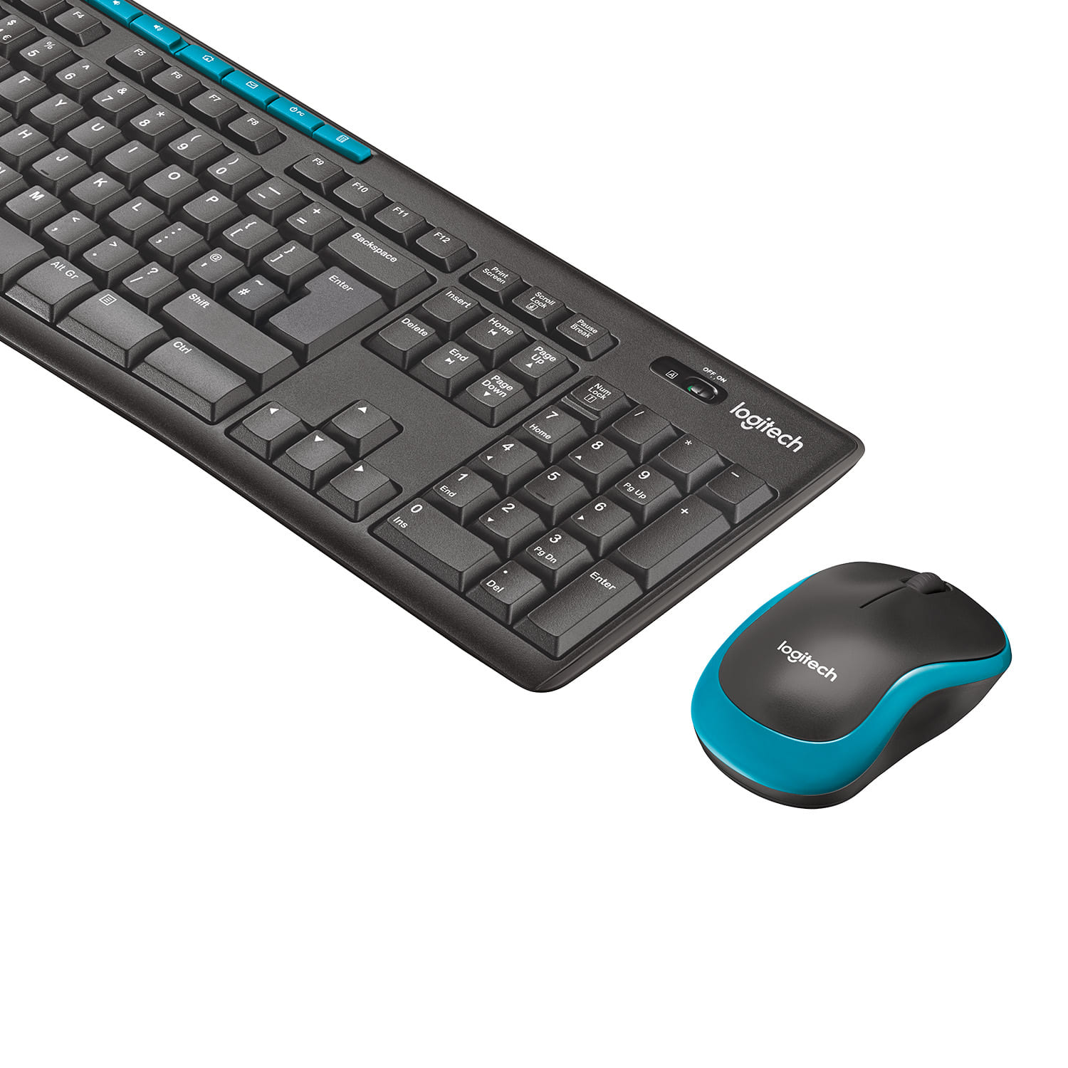 Logitech MK275 Wireless Keyboard and Mouse Combo,  2.4 GHz Wireless, Compact Wireless Mouse, 8 Multimedia & Shortcut Keys, Black. 