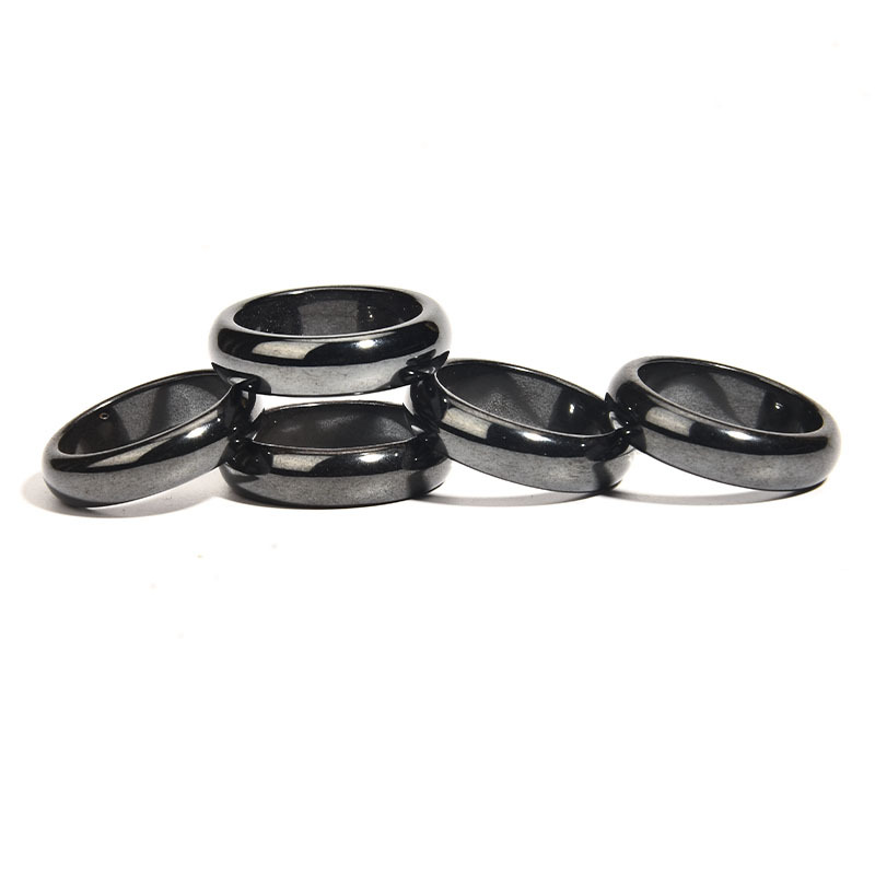 Amazon Magnetic Ring 6T curved hematite ring / magnetic shank / magnetic bracelet. 