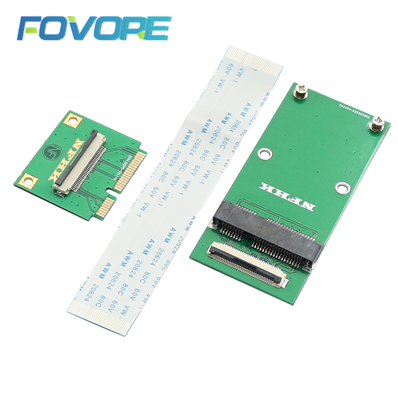 mini PCIe to mSATA SSD extension cable WiFi wireless network card to mini PCIe adapter Extender cable for Laptop
