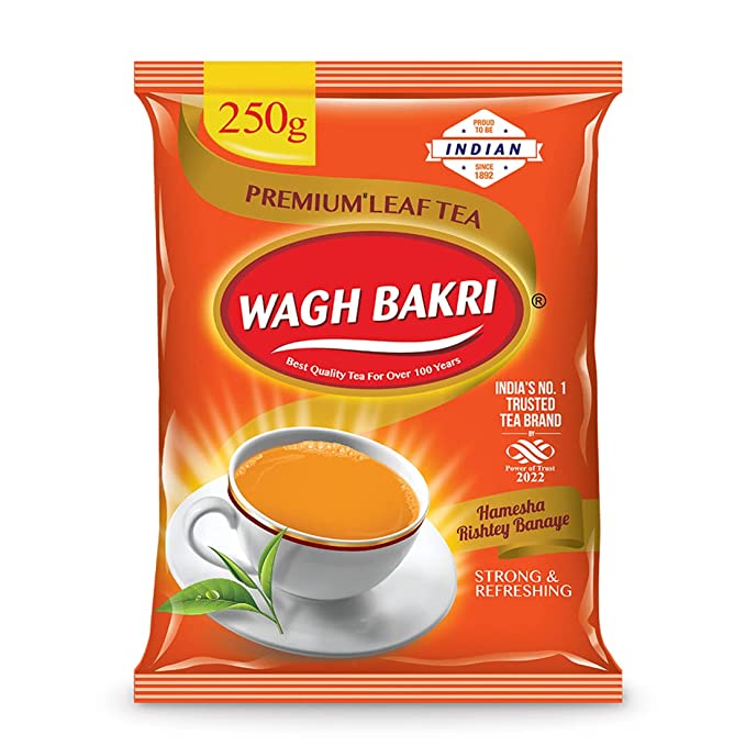 Wagh Bakri Premium Leaf Tea Strong Taste & Refreshing Aroma 250 g