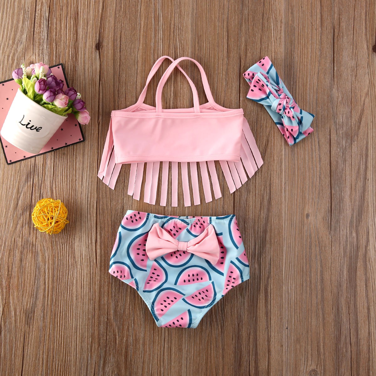 2020 Baby Swimwear Princess Kid Baby Girl Swimwear Bikini Tankini