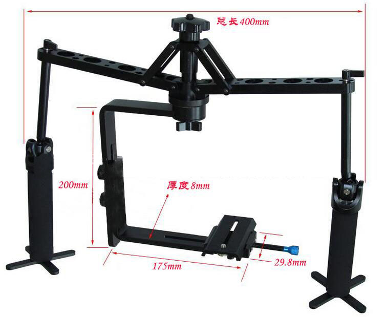 For canon sony nikon Accessories 1DX 6D 7D 5D Mark II D600 D4 Camera Handheld Mechanical Stabilizer Spider Comodo Orbit DSLR Rig. 