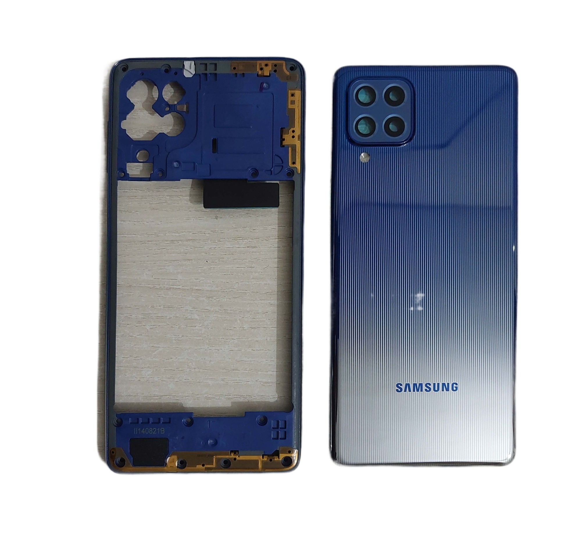 Samsung Galaxy M62/ Samsung Galaxy F62 Middle Bezel Housing Frame and Back Panel Without Front LCD Frame Panel. 