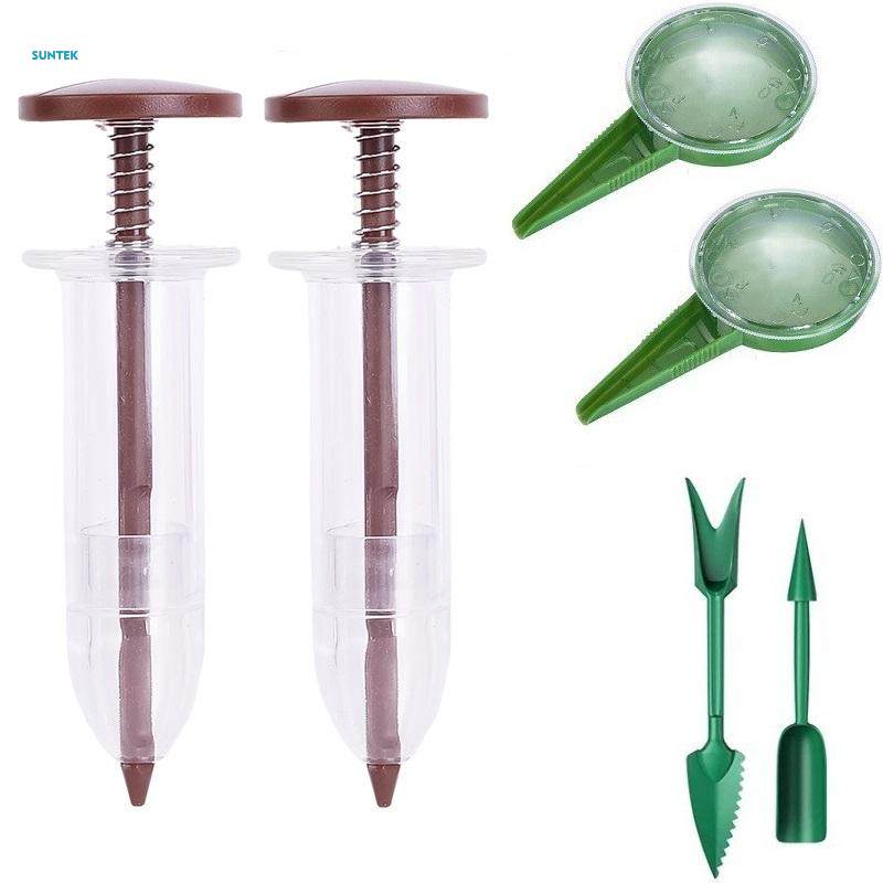 Garden Seed Dispenser Seed Planter Adjustable Handheld Small Seed Planter. 