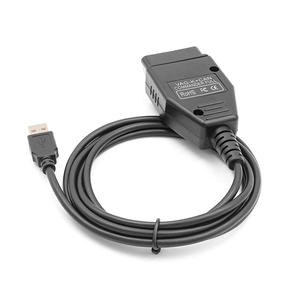 VAG K+ CAN Commander 1.4 FTDI Chip OBD2 Scanner USB Cable Diagnostic Tool USB Cable Diagnostic Tool for VW/Audi/Skoda for VAG K-Line Commander. 