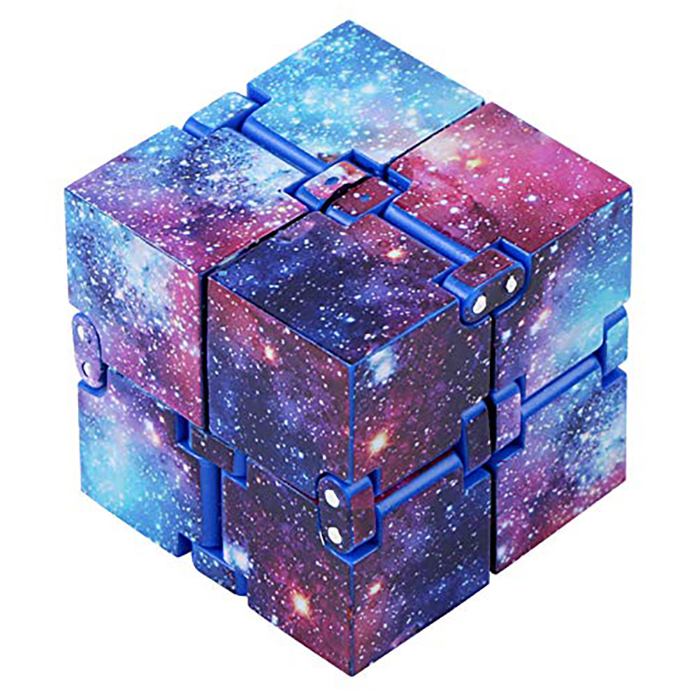 【WSJJ Store】Antistress Infinity Cube Fidget Toy Magic Cube Square Puzzle Toy Flip Cubic Puzzle Decompression Reliever AutismToys