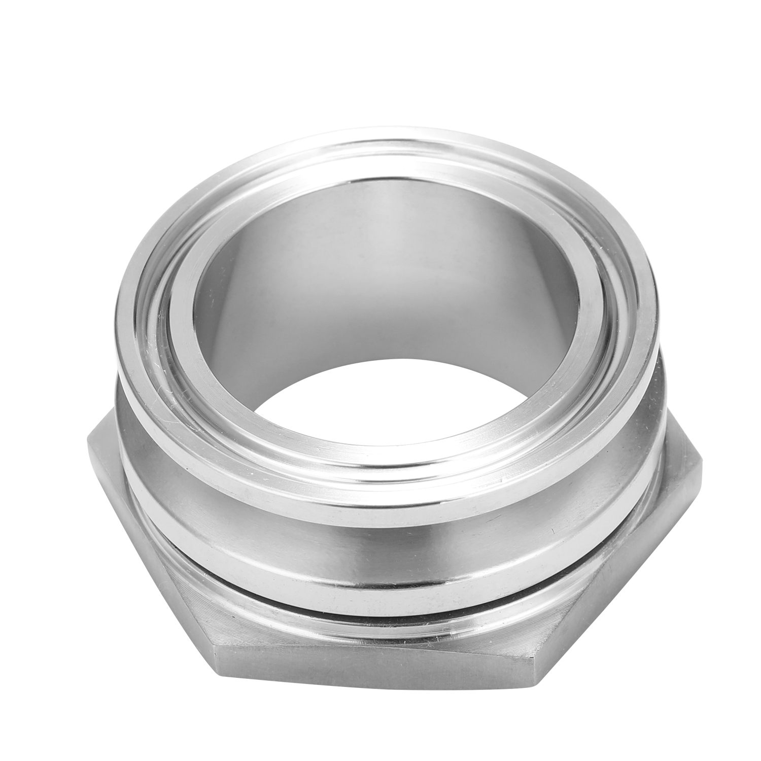 KOGEEK 1.5"TC 304 Stainless Steel Weldless Homebrew Kettle Bulkhead. 