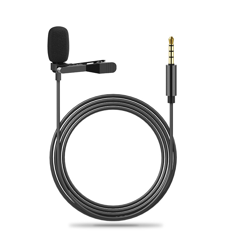 Lavender microphone, mini portable microphone, live streaming, mobile phone, computer recording, noise reduction