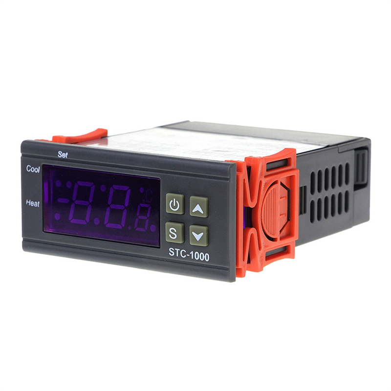 LED Digital Temperature Controller AC 110-220V 10A for Heater Freezer Fridge. 