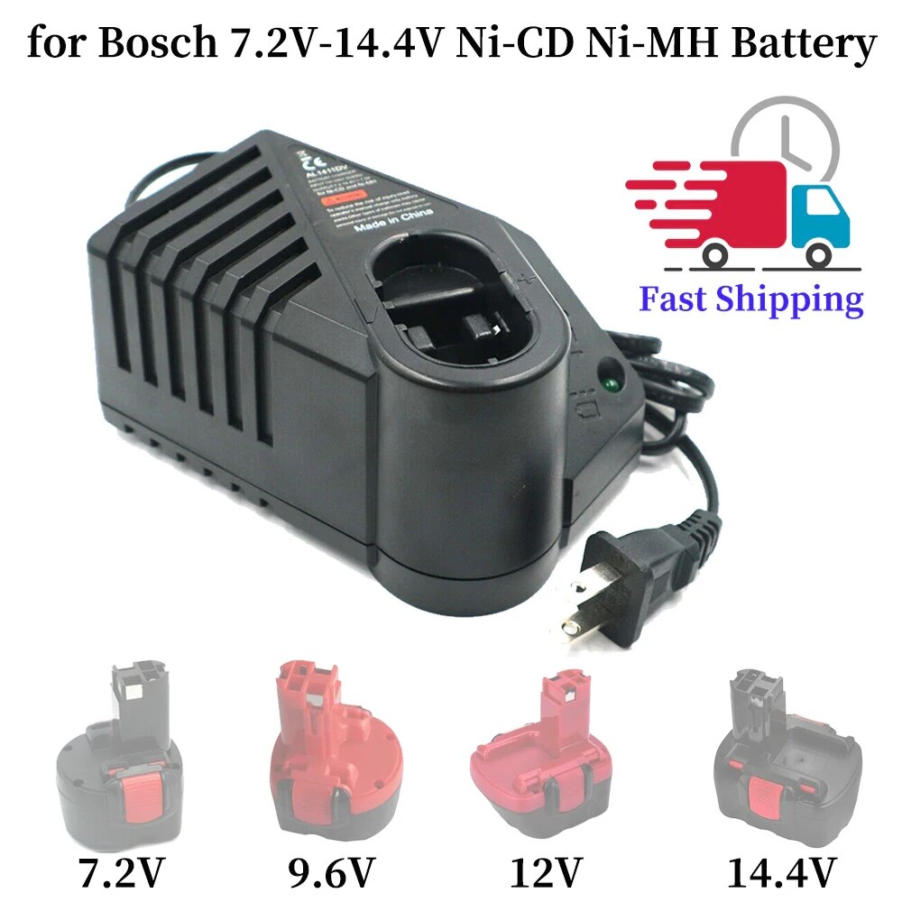 9.6V 12V 14.4V NI-HM Ni-Cd AL1411DV Charger For BOSCH Drill Battery GDR12V GSB12V GSB14.4V GSR 7.2V GSR9.6V GSR12V GSR14.4V EU