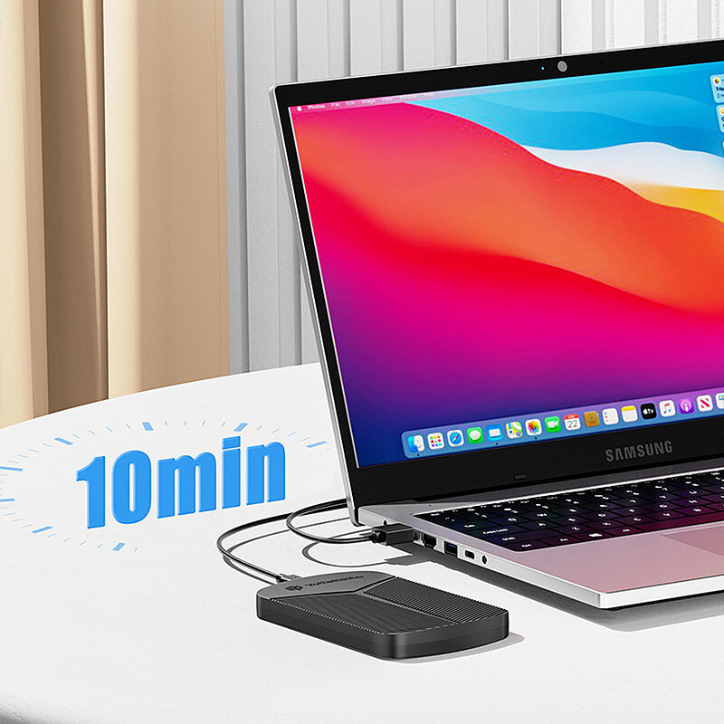 Yottamaster 2.5inch HDD Enclosure ATA to USB 3.0 Adapter Hard Disk Case 6Gbps UASP Hard Drive Enclosure upport 4TB Capacity for Windows for Mac Linux. 