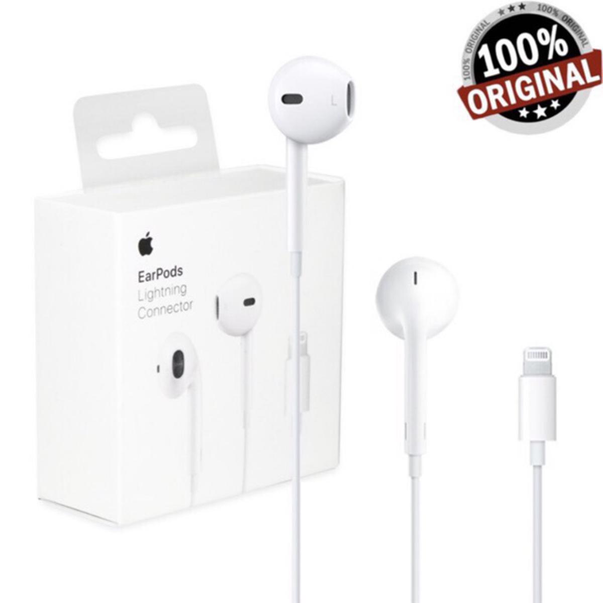 Apple EarPods with Lightning Connector In Ear Earphones for iphone 11 12 13 14 15 Series Headphone With Microphone For iphone Made in – California. 