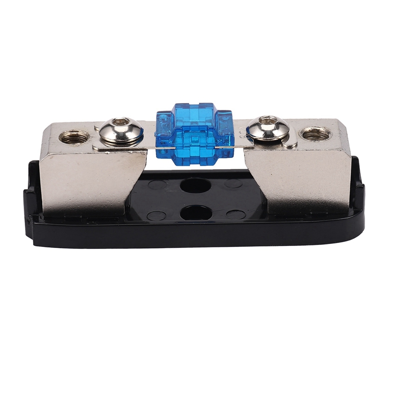 QUANBU 10X Car Stereo Fuse Holder, Auto Agu Audio Fuse Box Power Distribution Block 4Ga in 4Ga Out,Single Way. 