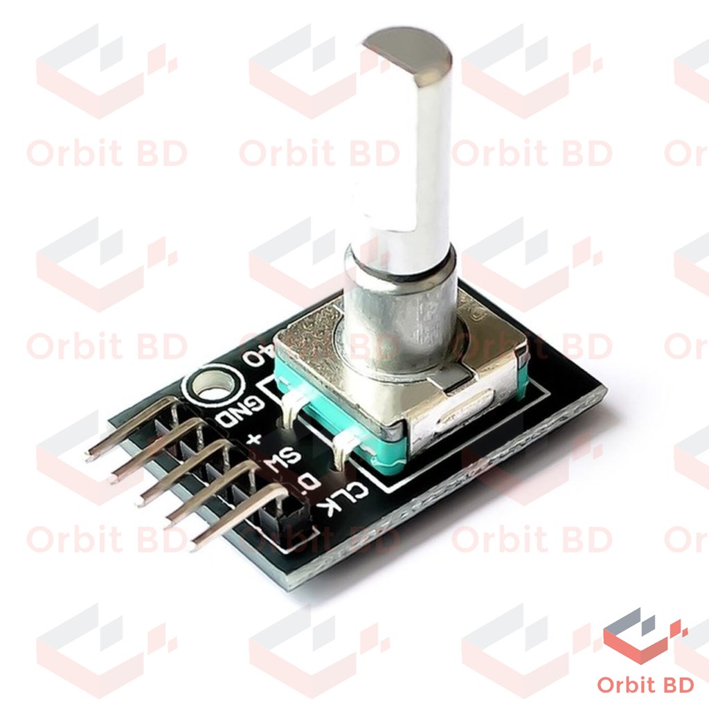 Rotary Encoder Module Arduino Compatible 360 Degree Rotating Encoder KY-040 For AVR PIC Brick Sensor Switch Development Board KY-040. 