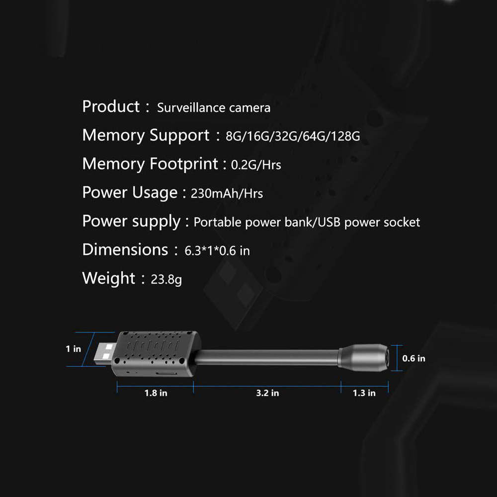 Cloud Storage Smart Small Flexible USB Cameras V380 Pro APP P2P CCTV IP WIFI USB Camera. 
