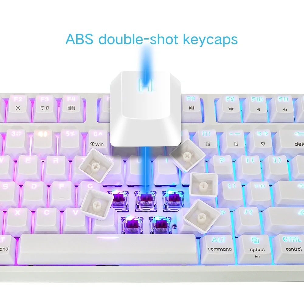 SKYLOONG GK87 Mechanical Keyboard SK87 80% Bluetooth Wireless Optical Hot Swappable RGB Gamers Gaming Keyboards for Desktop Ipad. 