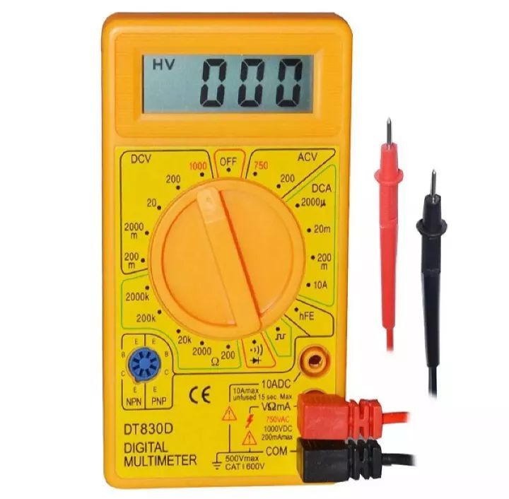 Digital Multimeter AVO Meter Measured volt Amp Resistor. 