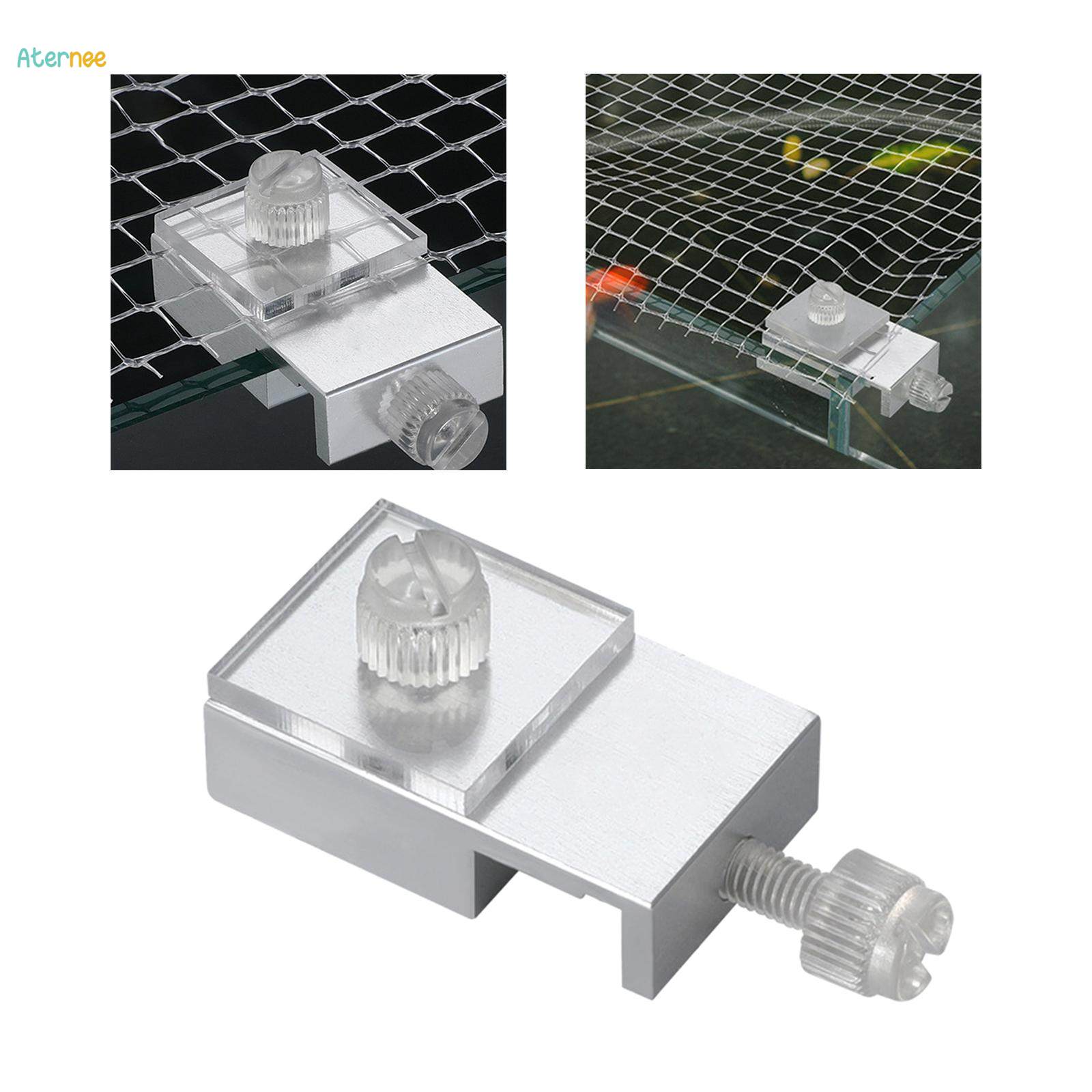 Aquarium Screen Net Clamp Aquarium Cover Clip Sturdy Accessories Durable Heavy Duty Net Mesh Clamp Mesh Netting Clip Mesh Screen Net Clamp. 