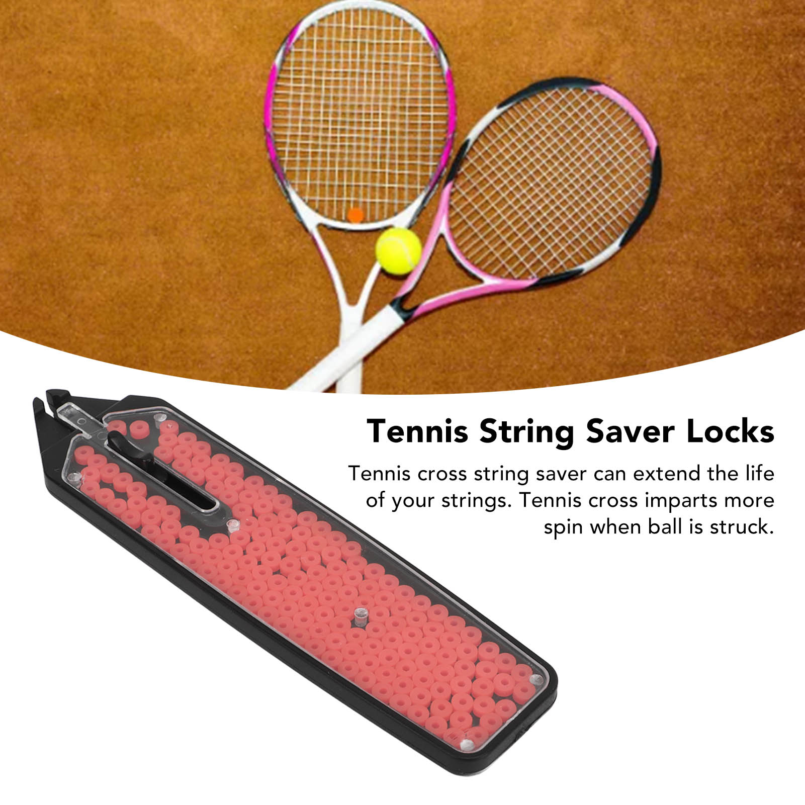 Tennis Cross String Saver, Cross String Saver Lightweight Durable for Badminton Racket. 