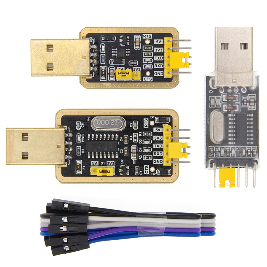 【happy one】CH340G/CH340E USB to UART module CH340 3.3V 5V. 