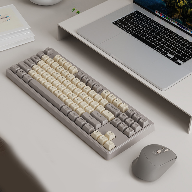 Gaming Mechanical Feel Keyboard Glows Wireless USB Desktop PC/Notebook Available Sunlight Mall. 