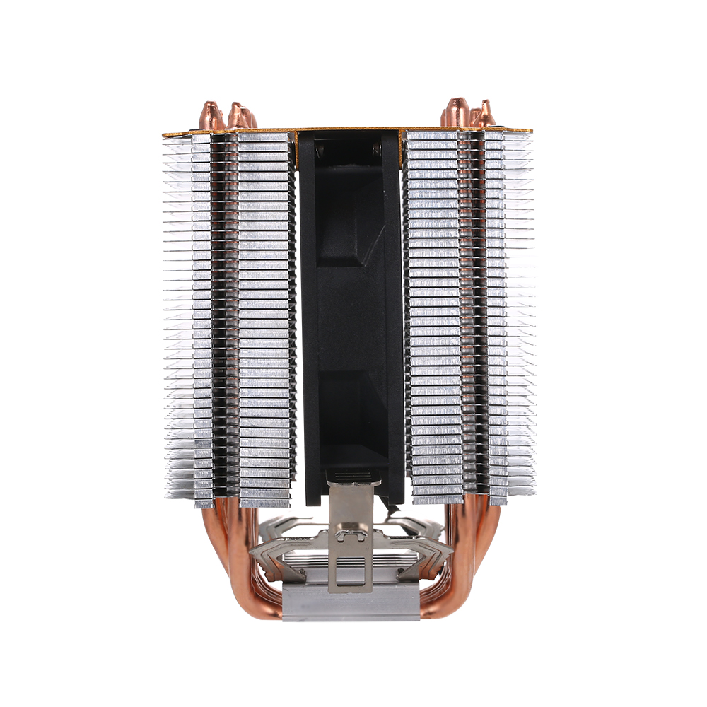 Hydraulic CPU Cooler Heatpipe Fans Quiet Heatsink Radiator Replacement for Intel Core AMD Sempron Platform with Blue Light. 